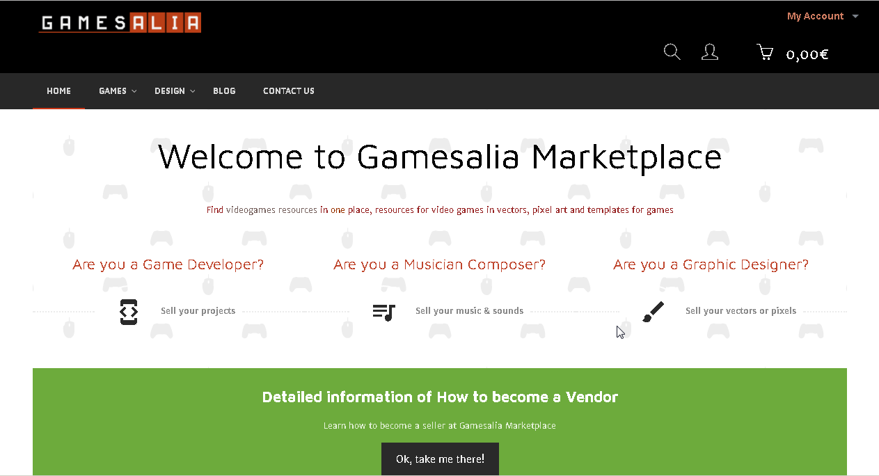 Gamesalia Marketplace